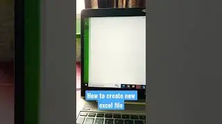 How to create new excel file | Excel tips | New file
