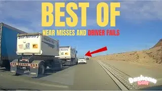DASHCAM CATCHES INSANE NEAR MISSES 2025 COMPILATION DASHCAM CRASHES