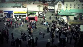 Flash Mob Truro Disco Beads Staying Alive, Best Flashmob Disco Style!