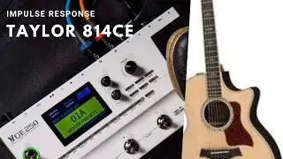 Mooer GE 250 Demo - Impulse Response  (Taylor 814) - O MELHOR TIMBRE DE VIOLÃO - Português Brasil