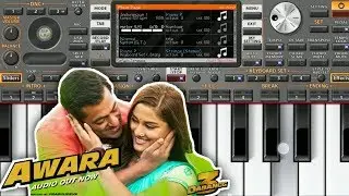 Dabangg 3 - Awara | Mobile Instrumental Cover On ORG 2020 | Piano Star