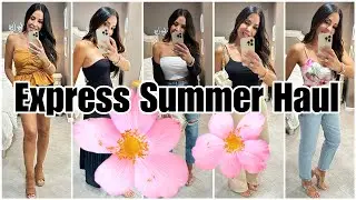 EXPRESS CLOTHING HAUL Summer 2023: Jeans, Tops and Dresses #express #affordablefashion