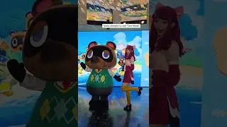 Cosplaying at the Aquarium Animal Crossing Collab! 💜 | #cosplay #animalcrossing #acnh #cosplayer