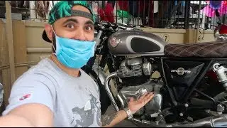 ROYAL ENFIELD INTERCEPTOR 650 CLEANING DURING LOCKDOWN !