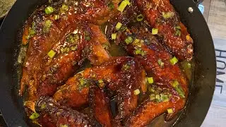 ASIAN STYLE TURKEY WINGS @nickybshouse  #asiancooking