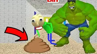 Funny moments in Baldi VS Hulk and Huggy Wuggy VS Granny || Experiments with Baldi