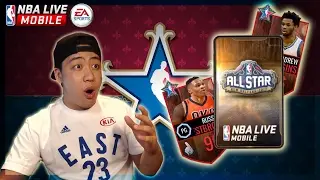 NBA Live Mobile ALL STAR BUNDLE OPENING!! ALL STAR ELITE PULLS!!