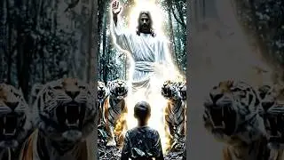 Surrounded by Tigers&hellip; Then Jesus Appeared ✝️ | A Miracle of Faith #jesuschrist #jesus