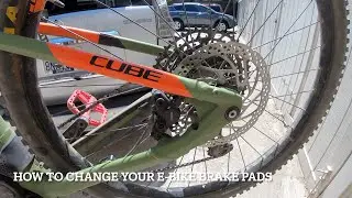 Как заменить тормозные колодки на горном велосипеде E Cube Reaction Hybrid EX 625 Shimano BR MT 400