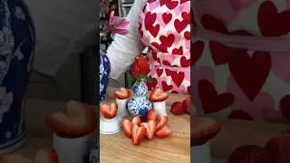How to Cut Strawberries into Perfect Heart Shapes!