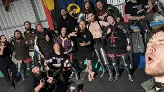 Buhurt Training with Warhounds Armoured Combat - Adelaide, Australia 15-16/8/2023