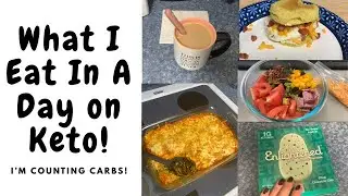 What I Eat In A Day on Keto.....I'm tracking my net carbs now!!  June 15, 2020