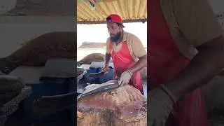 INCREDIBLE Seer Fish Cutting Skills! 😳 INSANE King Fish Slicing Mastery #fishcutting #cuttingskills