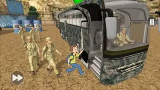 us army bus load army soldier before hill driving #Ab152