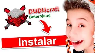 CRIEI MEU PRÓPRIO MINECRAFT COM MINÉRIO DUDU BETERO🤩