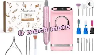 @MelodySusieOfficial 16th ANNIVERSARY DRILL BOX | RECHARGEABLE NAIL DRILL | DRILL BITS | & MORE