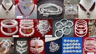 Latest Silver Jantar design| silver mangalsutra design|silver Kada Payal design|silver Nogari design