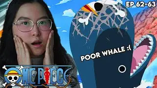 LABOON THE CUTEST WHALE!! 💔 One Piece - First Time Watching Episode 62-63 (Anime Reaction)
