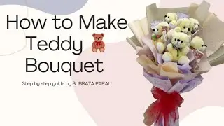 Teddy Day Surprise: The Most Adorable Bouquet I Made Today