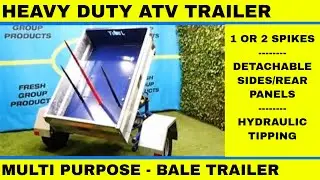 ATV Quad Trailer - ATV Tipping Trailer - Multi Purpose Quad Trailer