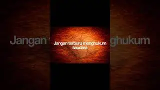 Jangan terburu bicara (Official lyric video) 