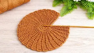 Motif, Coaster, Flower.😇Make and Sell. How to make a very easy supla coaster motif.Tunisian crochet