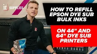 Как заправлять сублимационные чернила Epson UltraChrome DS на 44-дюймовых и 64-дюймовых сублимационных принтерах