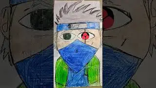 Kakashi Sharingam 🔥 #sharingan #anime #naruto #drawing #itachi #uchiha