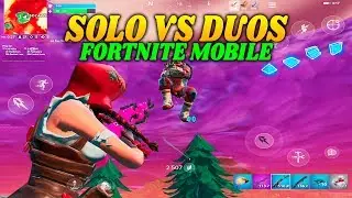 SOLO VS DUOS THE FLOOR IS LAVA!! D: Fortnite Mobile | HERO CHARLY