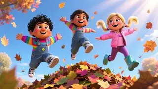 Baby Ayaan and Colorful Leaves 🍁 | Learn Colors with Fun Autumn Play | Kids Learning Video