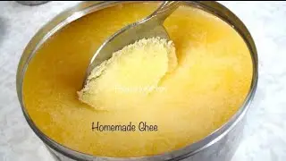 How to Make Processed Ghee at Home | Homemade Pure Ghee Recipe @popikitchen