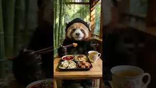 &ldquo;POV: A Red Panda Enjoying His Perfect Lunch 🐼&rdquo;