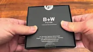 unboxing B&W Master UV filter 82nn for Viltrox 135mm lab