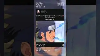 𝗖𝗵𝗼𝗷𝗶'𝘀 𝗞𝗶𝗻𝗱𝗻𝗲𝘀𝘀 𝘁𝗼 𝗦𝘁𝗿𝗲𝗻𝗴𝘁𝗵 ϟ #manga #anime #naruto #shorts