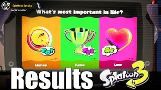 Splatoon 3 Splatfest RESULTS for Money vs. Fame vs. Love