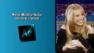 Sarah Michelle Gellar Late Night [twixtor]