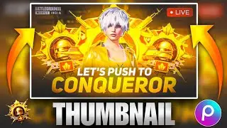Make This Rank Push Thumbnail For Bgmi & PUBG 💥