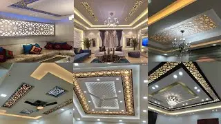 ديكورات جبس صالونات سامبل  بخشب لليزر cnc 2022 cnc wood ceiling designs ديكورات الجبس