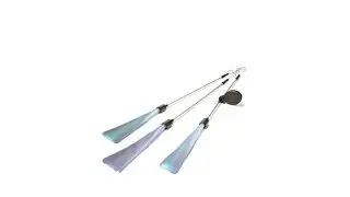 Winter Lane Set of 3 Solar LED Path Markers