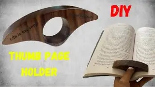 How to Make a Thumb Book Page Holder | DIY Woodworking