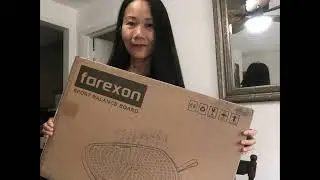FAREXON SPORT BALANCE BOARD PRODUCT REVIEW| Standing Desk Anti-Fatigue Mat|| Life with Tin and Ed