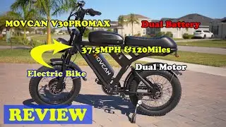 MOVCAN V30PROMAX Dual Motor Dual Battery Electric Bike REVIEW - Preview before buying?