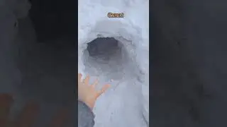 Видео которое я снял 1 год назад Строем иглу #реки #пластилинчик