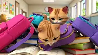 😱🚌 Monster Bus Nightmare: A Cute Kitten&rsquo;s School Ride Goes Terribly Wrong!