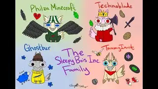 Sleepy Bois Inc. as Cursed Cats (a drawing timelapse)