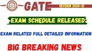 GATE 2020 IIT-Delhi released Exam Schedule Gate 2020 | Details Information regarding to be #Gate2020
