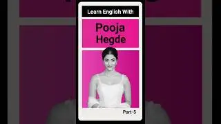 Learn English With Pooja Hegde