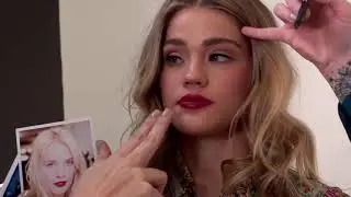Aubrie Layne #BTS Lucky Cat Beauty Shoot