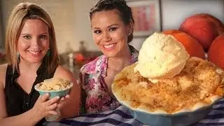 Mini Peach Cobbler with Lovely Lady Cakes | Dessert Ideas | Just Add Sugar