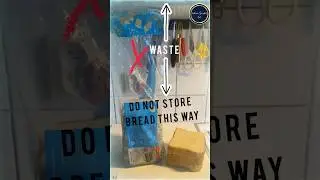 Storage Tip -Bread storing my way! #shorts   #organising #kitchentips #kitchenhacks  #shortsfeed #yt